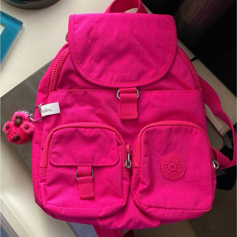 Kipling Lovebug Small Backpack With Furr

Color-hot pink